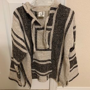 Baja poncho hoodie